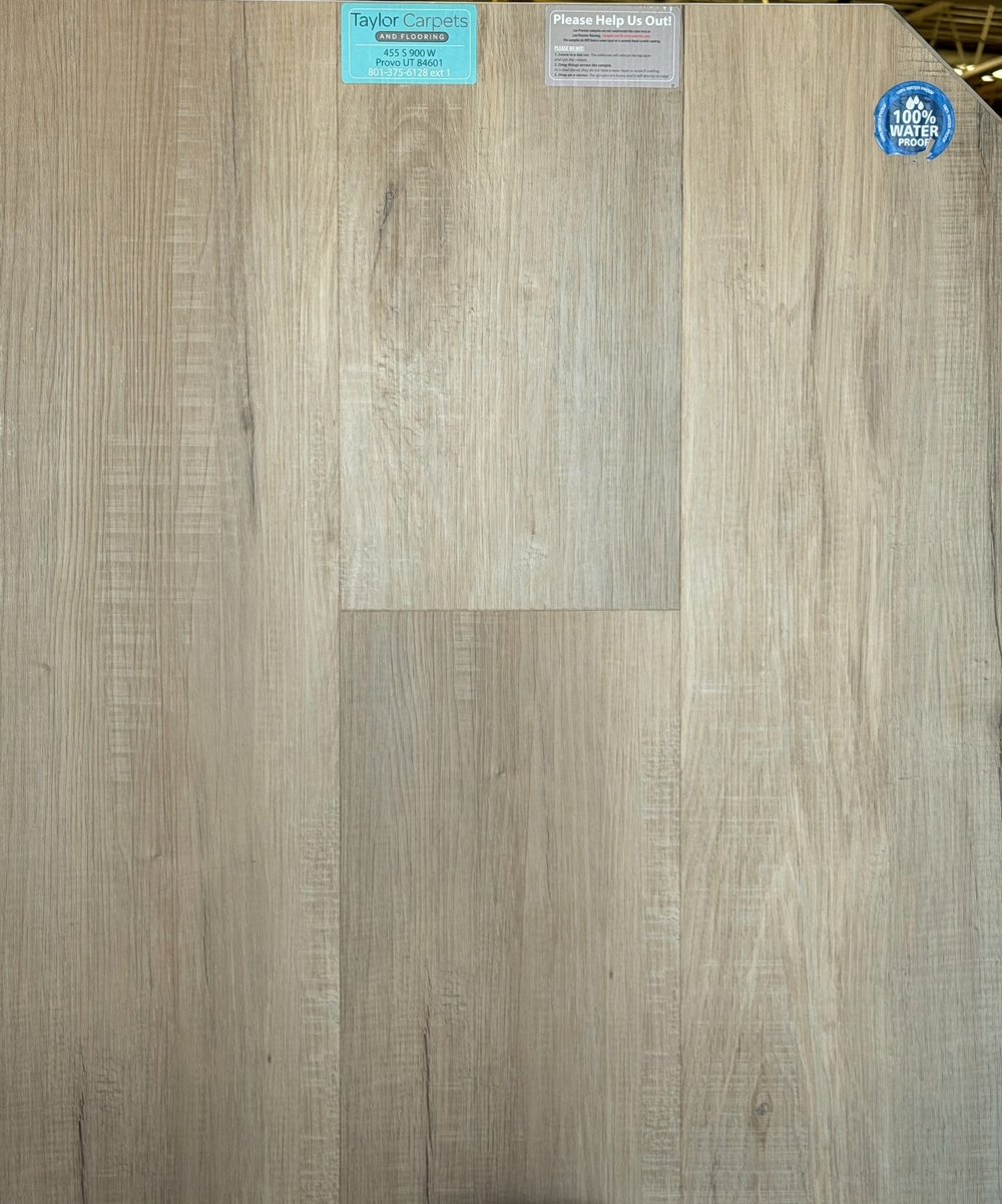 Malibu SPC rigid core LVP flooring sample